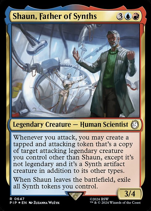 Shaun, Father of Synths - Fallout Rare Card