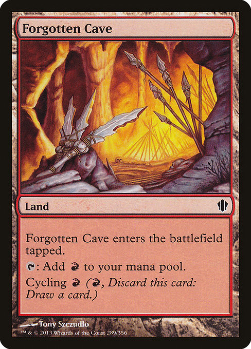 Forgotten Cave - Commander 2013 Common Card