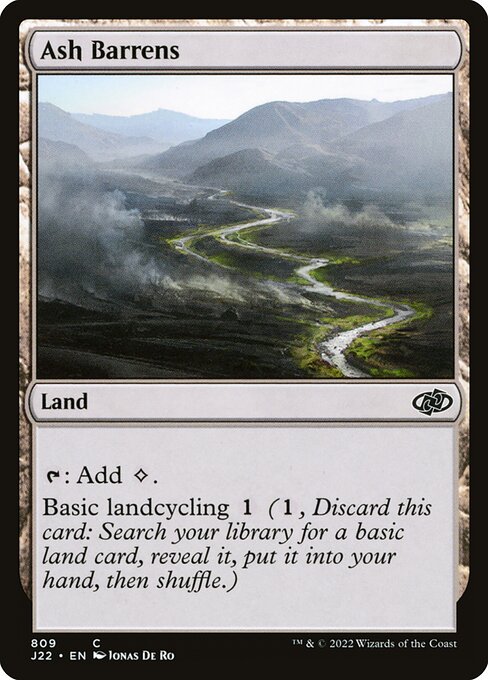 Ash Barrens - Jumpstart 2022 Common Card