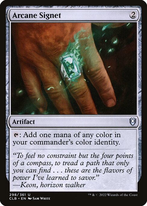 Arcane Signet - Commander Legends: Battle for Baldur's Gate Uncommon Card