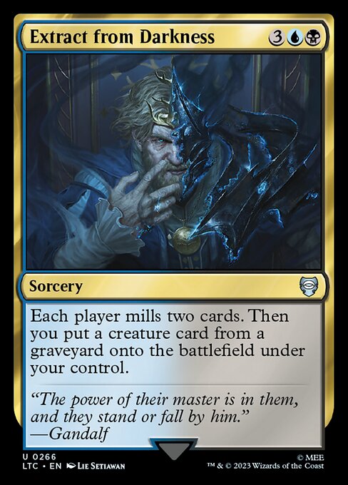 Extract from Darkness - Tales of Middle-earth Commander Uncommon Card