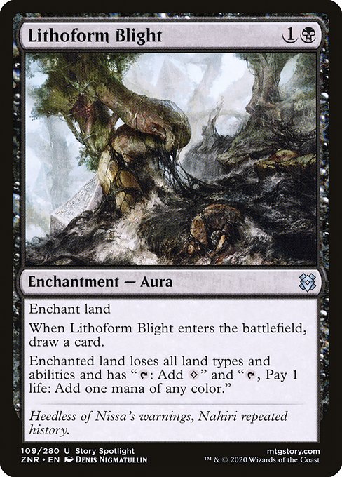 Lithoform Blight - Zendikar Rising Uncommon Card