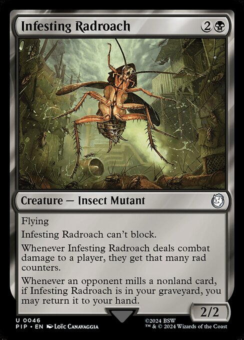 Infesting Radroach - Fallout Uncommon Card