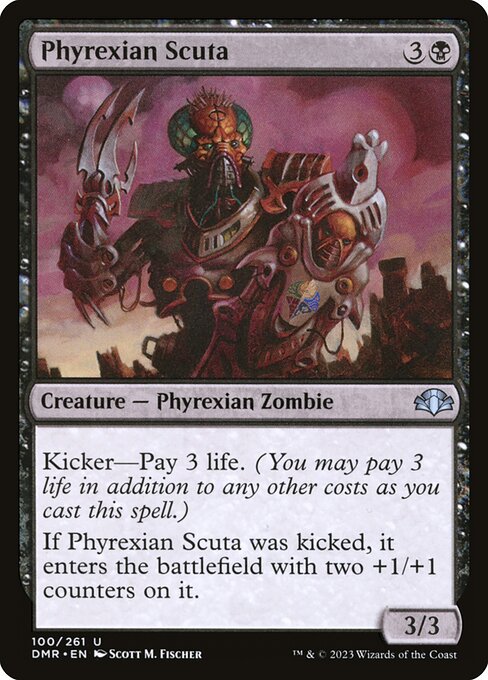 Phyrexian Scuta - Dominaria Remastered Uncommon Card