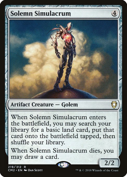 Solemn Simulacrum - Commander Anthology Volume II Rare Card