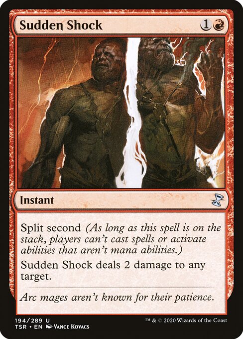 Sudden Shock - Time Spiral Remastered Uncommon Card