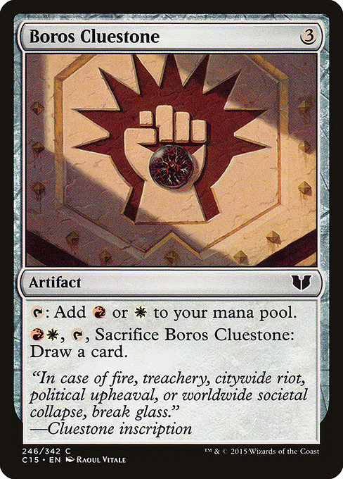 Boros Cluestone - Commander 2015 Common Card