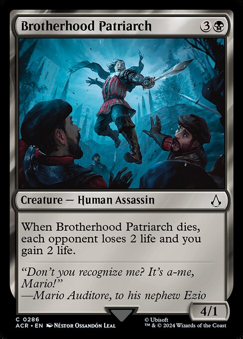 Brotherhood Patriarch - Assassin's Creed Common Card