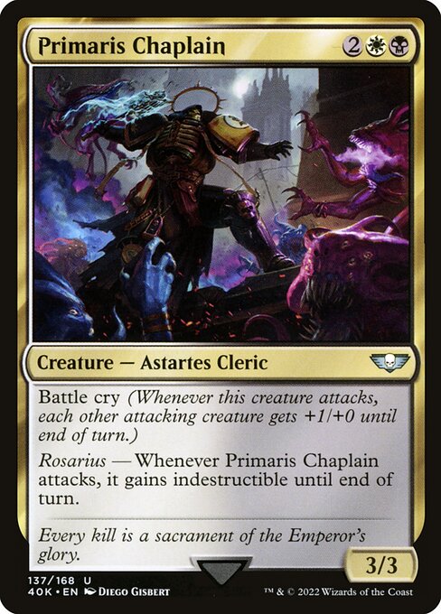 Primaris Chaplain - Warhammer 40,000 Commander Uncommon Card