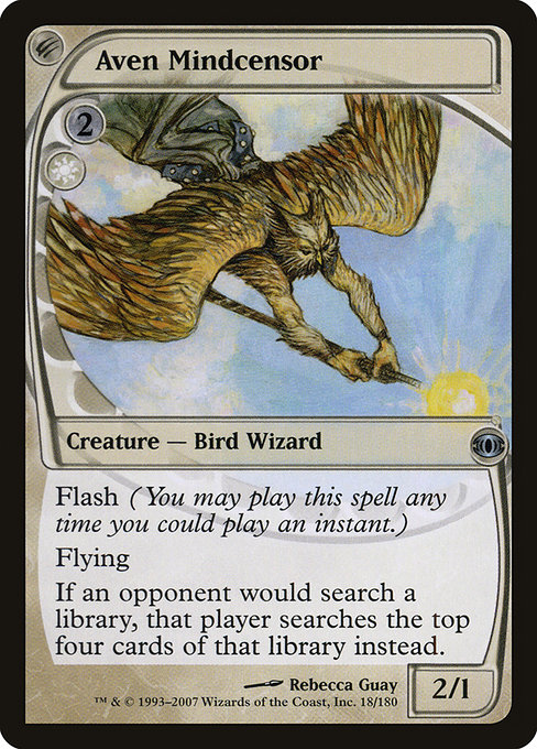 Aven Mindcensor - Future Sight Uncommon Card