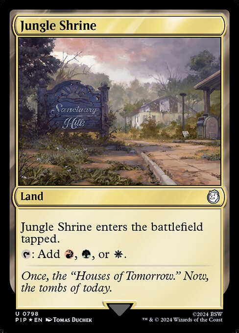 Jungle Shrine - Fallout Uncommon Card