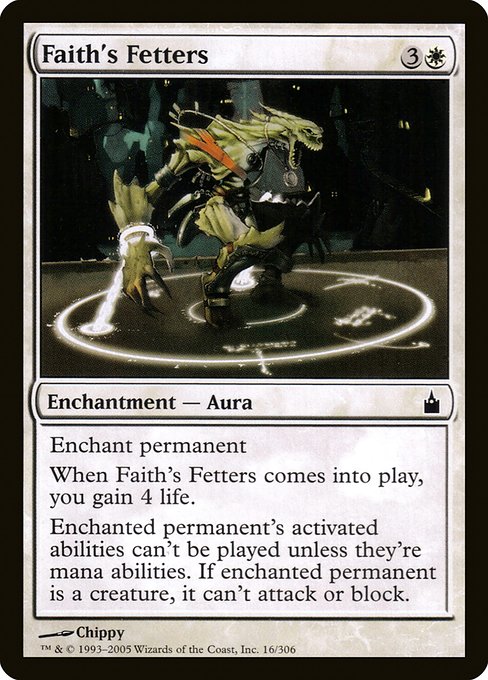 Faith's Fetters - Ravnica: City of Guilds Common Card