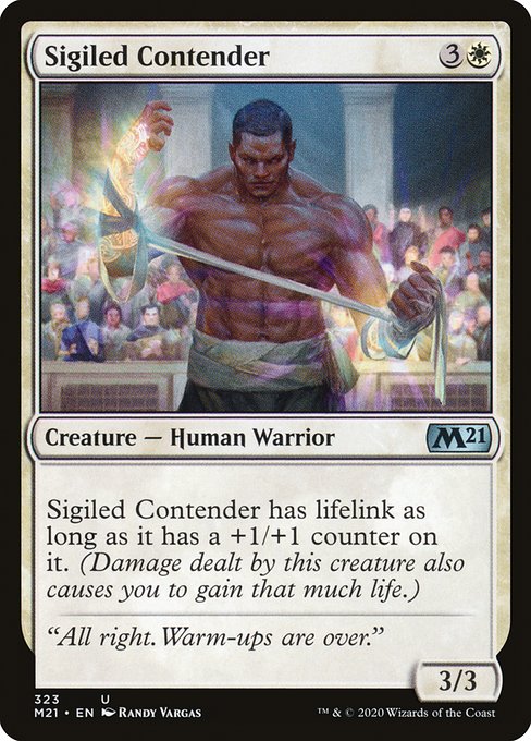 Sigiled Contender - Core Set 2021 Uncommon Card