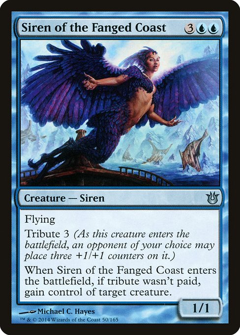 Siren of the Fanged Coast - Born of the Gods Uncommon Card