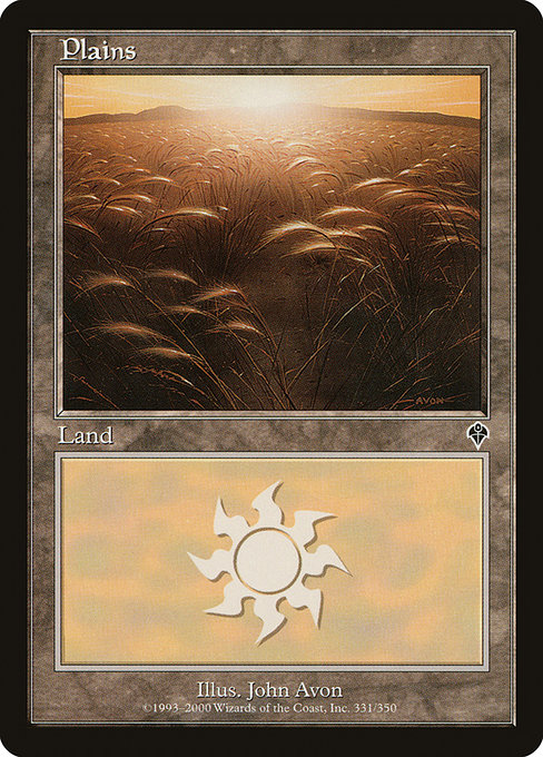 Plains - Invasion Common Card