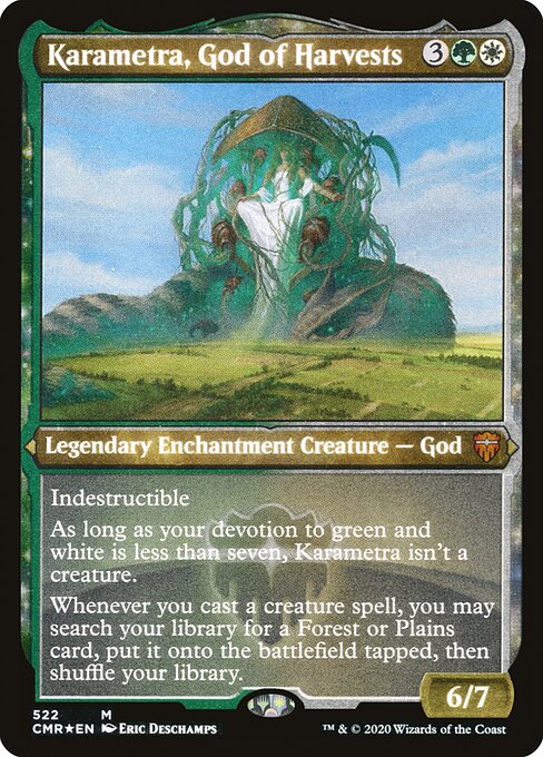 Karametra, God of Harvests - Commander Legends Mythic Card