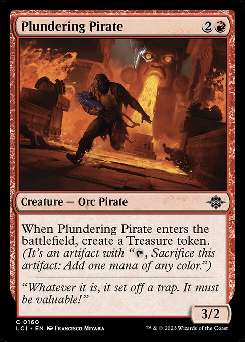 Plundering Pirate - The Lost Caverns of Ixalan Common Card