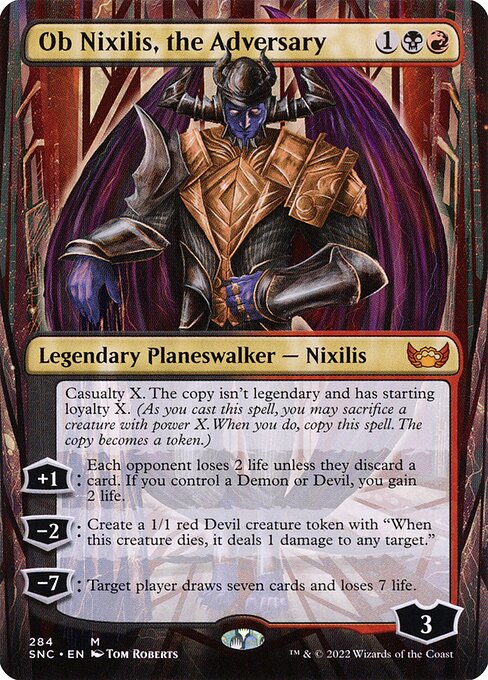 Ob Nixilis, the Adversary - Streets of New Capenna Mythic Card