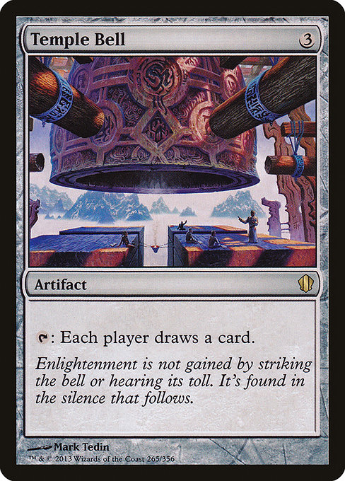 Temple Bell - Commander 2013 Rare Card