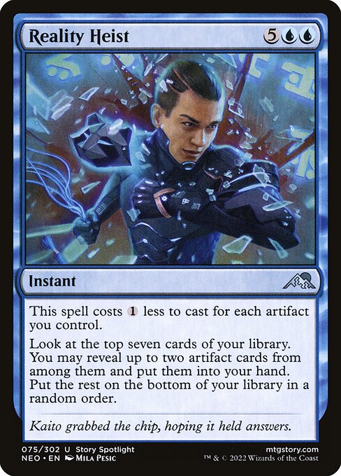 Reality Heist - Kamigawa: Neon Dynasty Uncommon Card