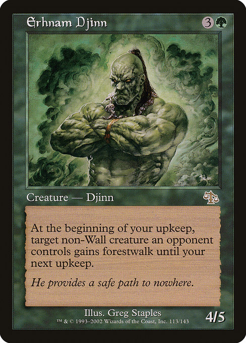 Erhnam Djinn - Judgment Rare Card