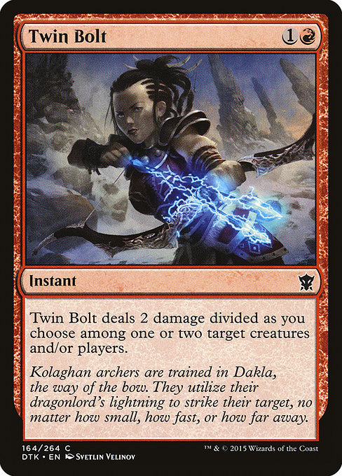 Twin Bolt - Dragons of Tarkir Common Card