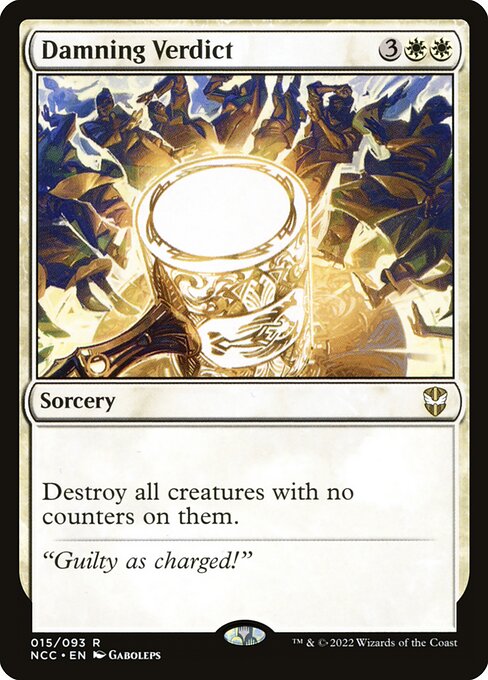Damning Verdict - New Capenna Commander Rare Card