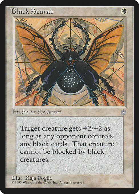 Black Scarab - Ice Age Uncommon Card