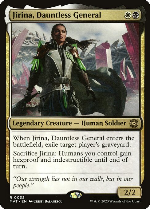 Jirina, Dauntless General - March of the Machine: The Aftermath Rare Card