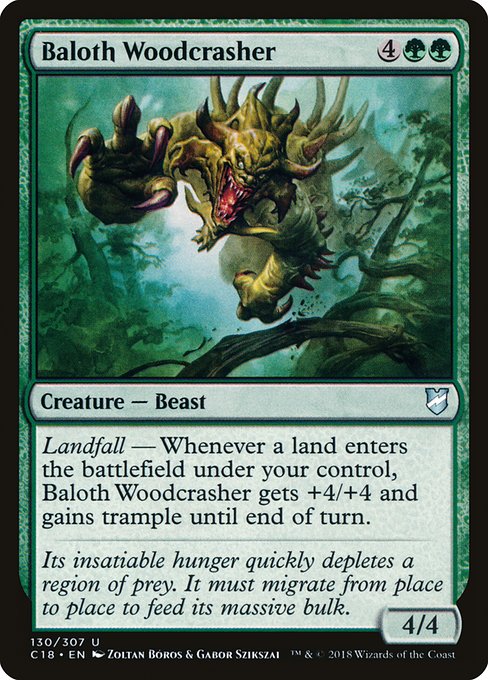 Baloth Woodcrasher - Commander 2018 Uncommon Card