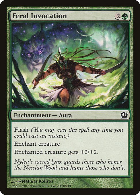 Feral Invocation - Theros Common Card