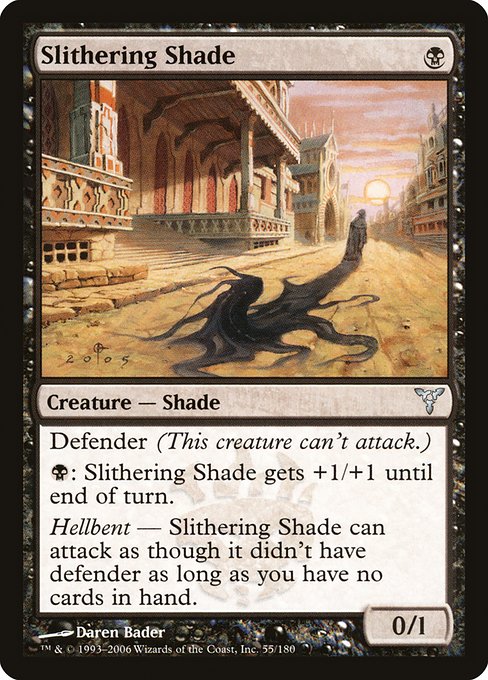 Slithering Shade - Dissension Uncommon Card