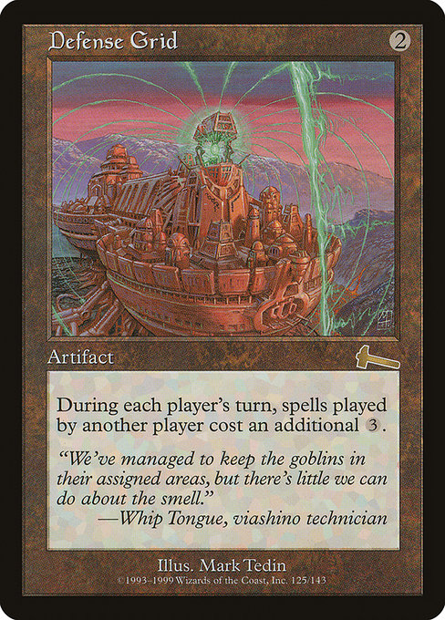 Defense Grid - Urza's Legacy Rare Card