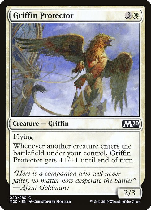 Griffin Protector - Core Set 2020 Common Card