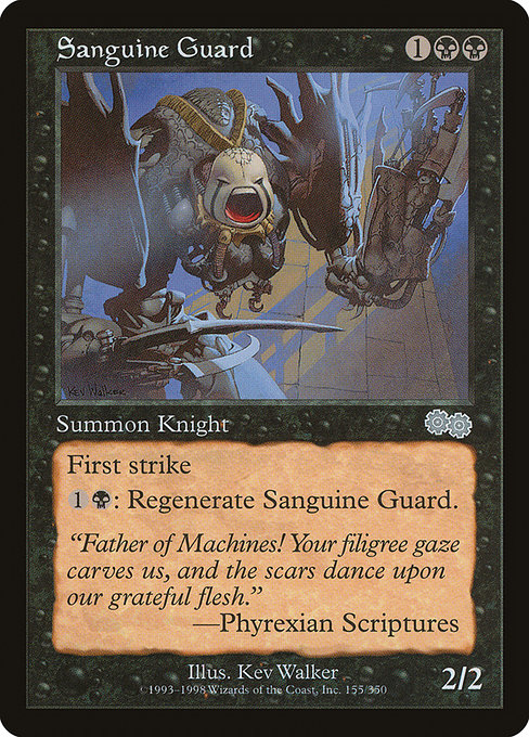 Sanguine Guard - Urza's Saga Uncommon Card