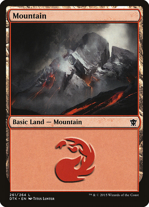 Mountain - Dragons of Tarkir Common Card