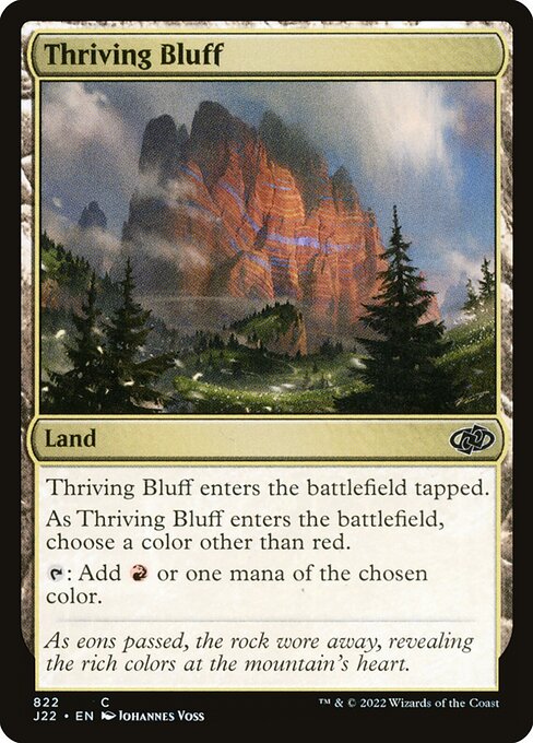 Thriving Bluff - Jumpstart 2022 Common Card