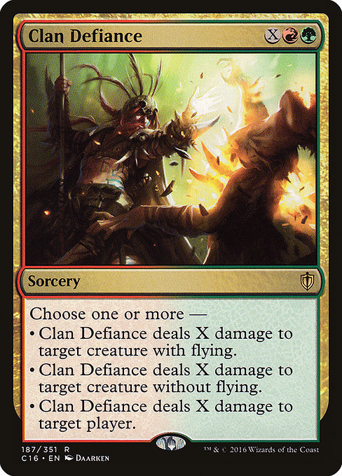 Clan Defiance - Commander 2016 Rare Card