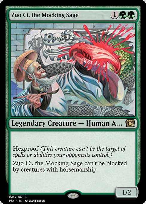 Zuo Ci, the Mocking Sage - Treasure Chest Rare Card