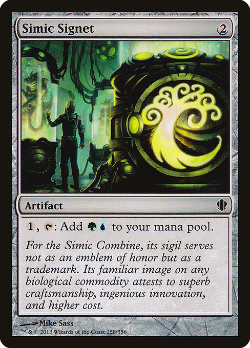 Simic Signet - Commander 2013 Common Card