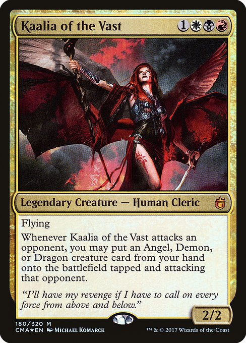 Kaalia of the Vast - Commander Anthology Mythic Card