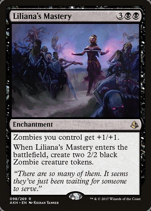 Liliana's Mastery - Amonkhet Rare Card