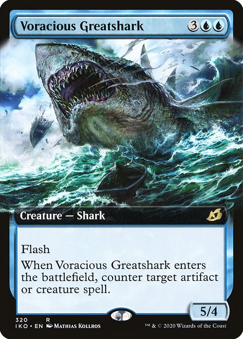 Voracious Greatshark - Ikoria: Lair of Behemoths Rare Card