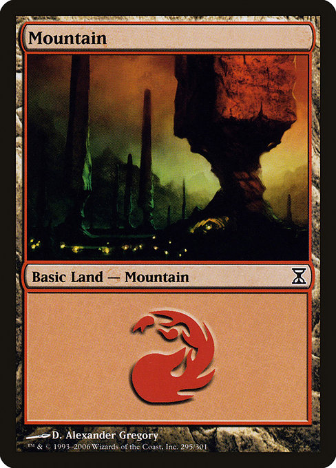 Mountain - Time Spiral Common Card