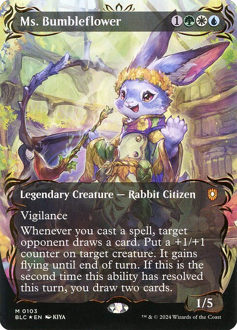 Ms. Bumbleflower - Bloomburrow Commander Mythic Card