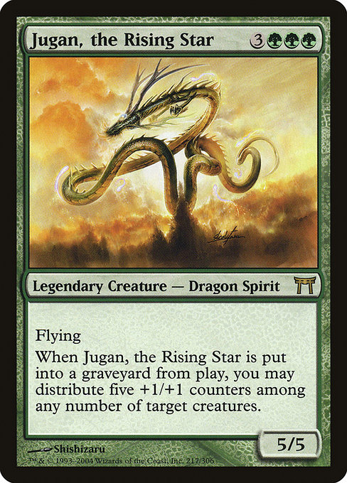Jugan, the Rising Star - Champions of Kamigawa Rare Card