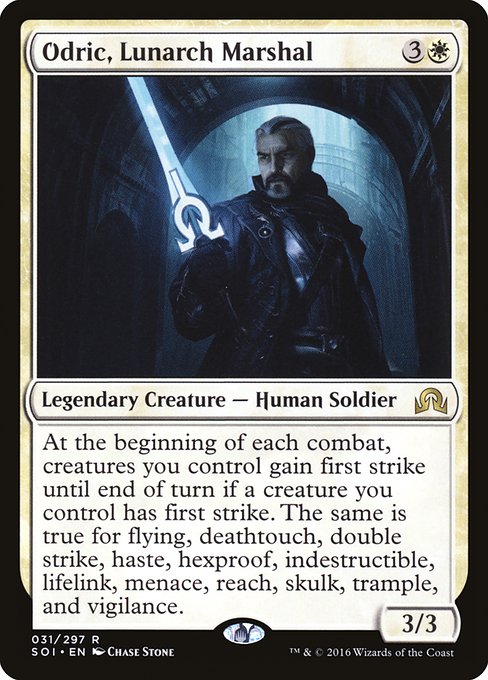Odric, Lunarch Marshal - Shadows over Innistrad Rare Card