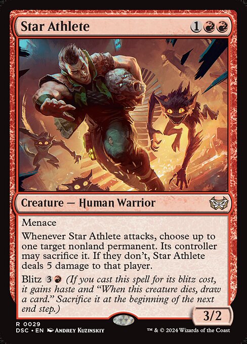 Star Athlete - Duskmourn: House of Horror Commander Rare Card
