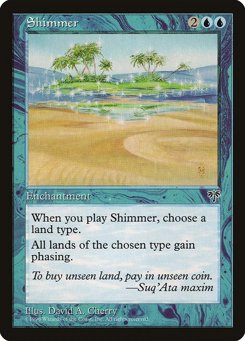 Shimmer - Mirage Rare Card