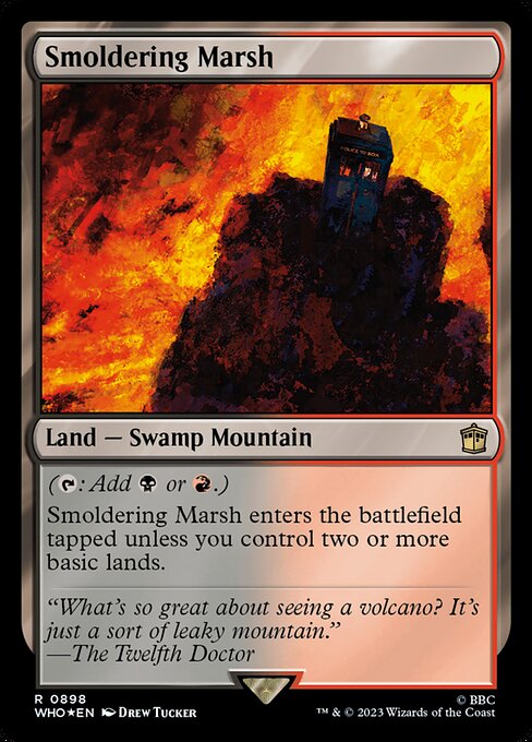 Smoldering Marsh - Doctor Who Rare Card